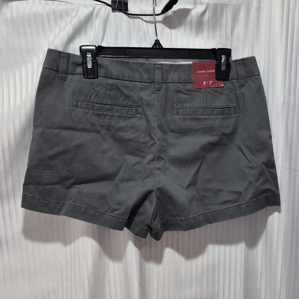 Merona Merona Size 8 Women's Gray Shorts - Picture 5 of 8